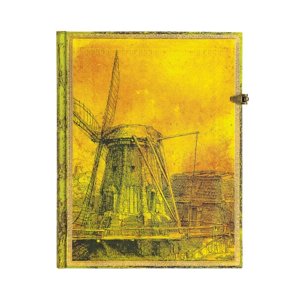 Notitieboek Paperblanks Rembrandt s 350th Anniversary Ultra gelin